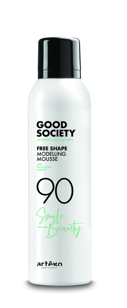 01-190110 GOOD SOCIETY 90 FREE SHAPE MODELLING MOUSSE 250ML